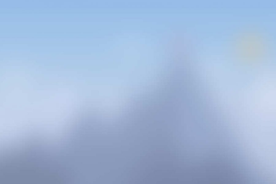 Flag On The Peak Illustration