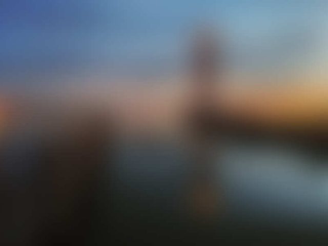 Lighthouse at night in Austria – Neusiedl lake